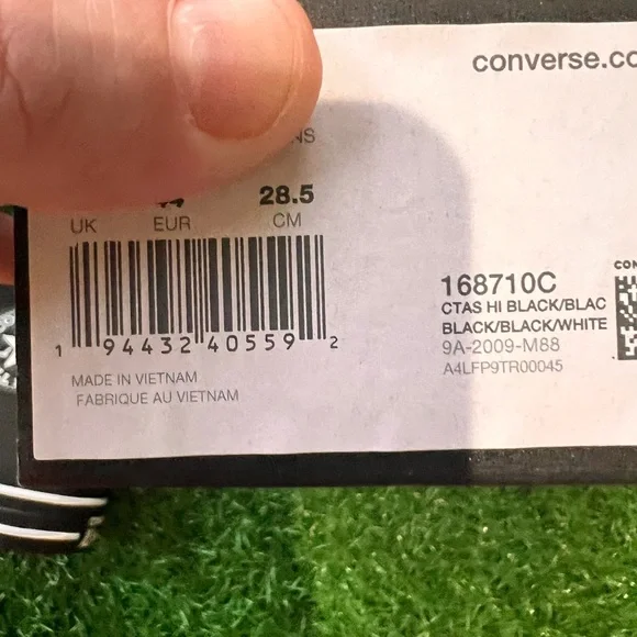 CONVERSE CTAS HI BLACK - Picture 3 of 7